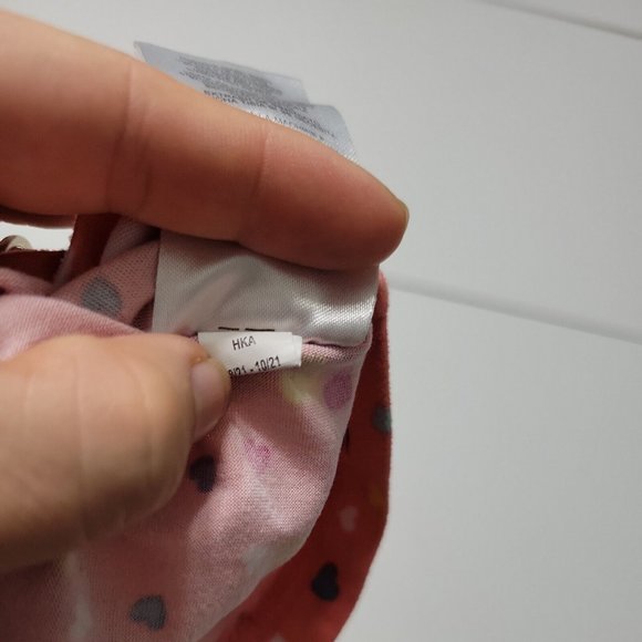 Picapino Outfit Girls 5T Jumpsuit Pink Hearts Short One-Piece 5 Comfort Stretch - Picture 7 of 12